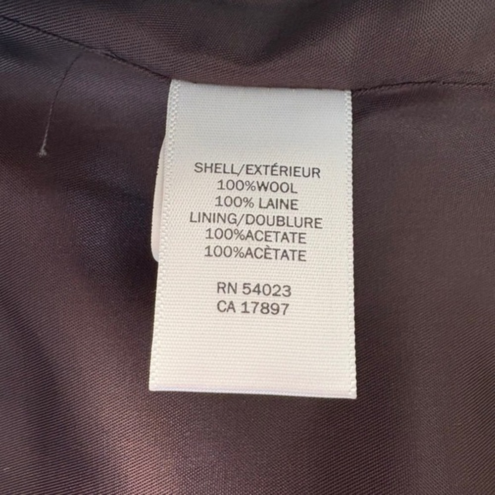 Banana Republic 46L Heather Brown 100% Wool Two Button Blazer Men's Jacket - Picture 8 of 10